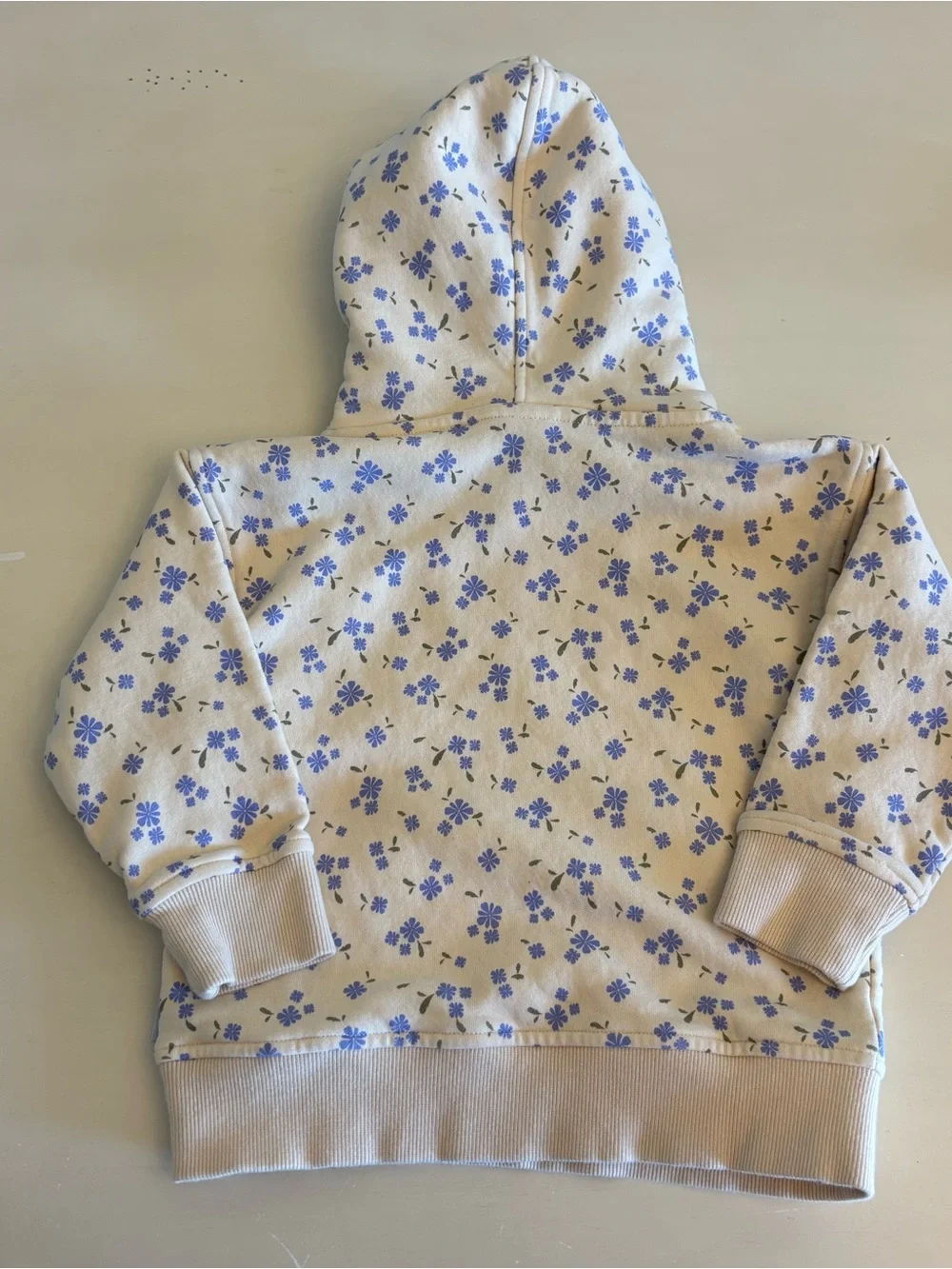 Little Wedgies vintage joggers - blue floral size 3